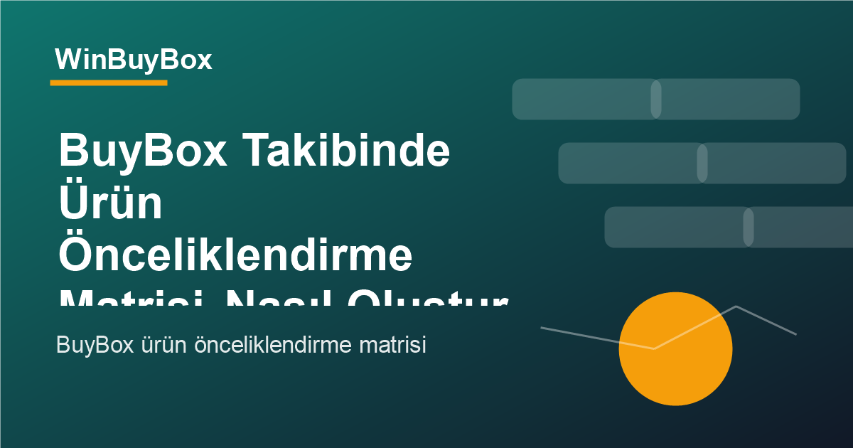 BuyBox ürün önceliklendirme matrisi