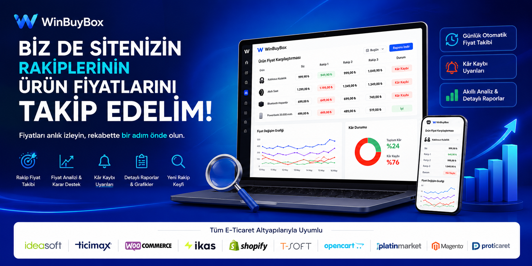 WinBuyBox rakip fiyat takibi yazılımı ekran görüntüsü