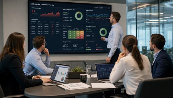 B2B pazaryerlerinde MAP ihlali ve BuyBox fiyat koruması analiz toplantısı
