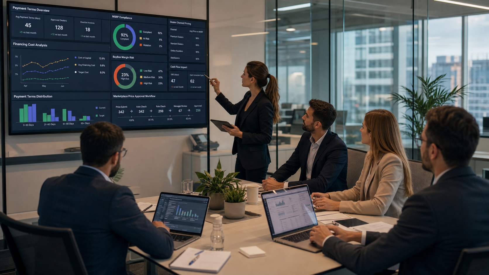 B2B pazaryerlerinde ödeme vadesi ve BuyBox marj analizi toplantısı