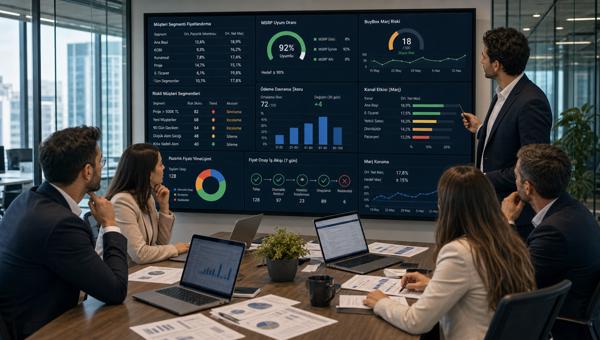 B2B pazaryerlerinde müşteri segmenti BuyBox ve MSRP fiyat kontrolü toplantısı