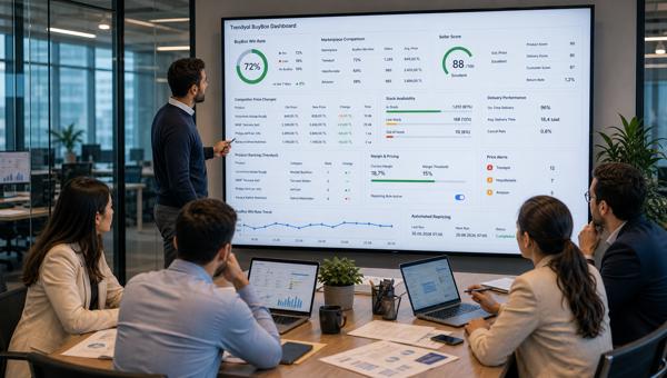 Trendyol BuyBox kazanma stratejilerini analiz eden e-ticaret ekibi