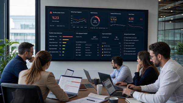 BuyBox kaybı nedenlerini analiz eden e-ticaret ve fiyatlandırma ekibi