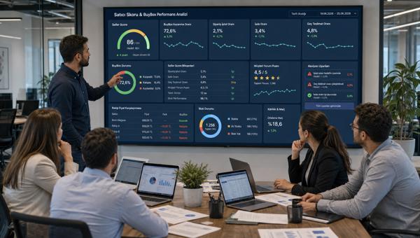 Satıcı puanı ve BuyBox performansını analiz eden e-ticaret ekibi