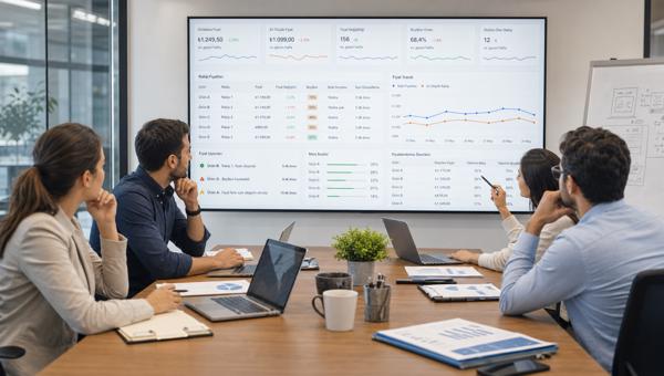 Rakip fiyat takibi dashboardlarını inceleyen e-ticaret ekibi