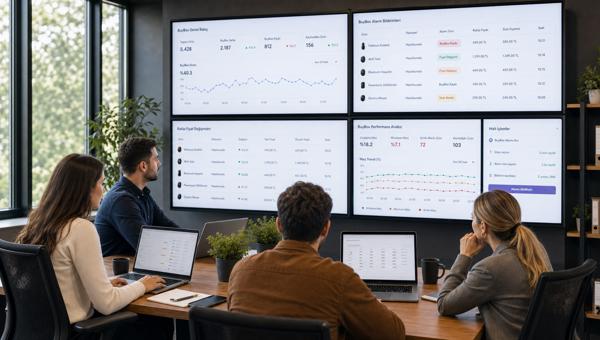 Hepsiburada BuyBox alarm dashboardlarını inceleyen pazaryeri operasyon ekibi
