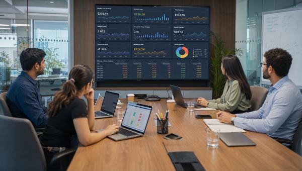 Satış kaybı analizi dashboardunu inceleyen e-ticaret operasyon ekibi
