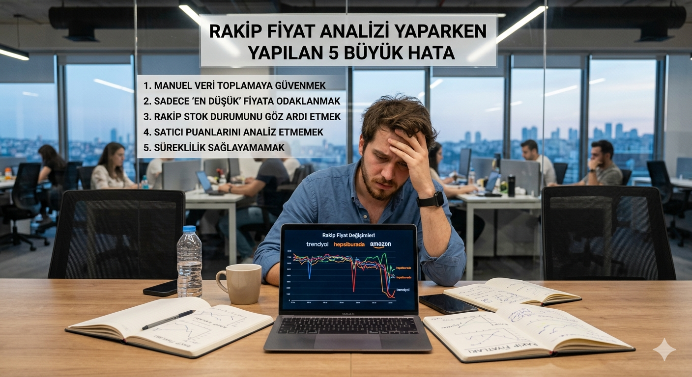 Rakip Fiyat Analizi Yaparken Yapılan 5 Büyük Hata