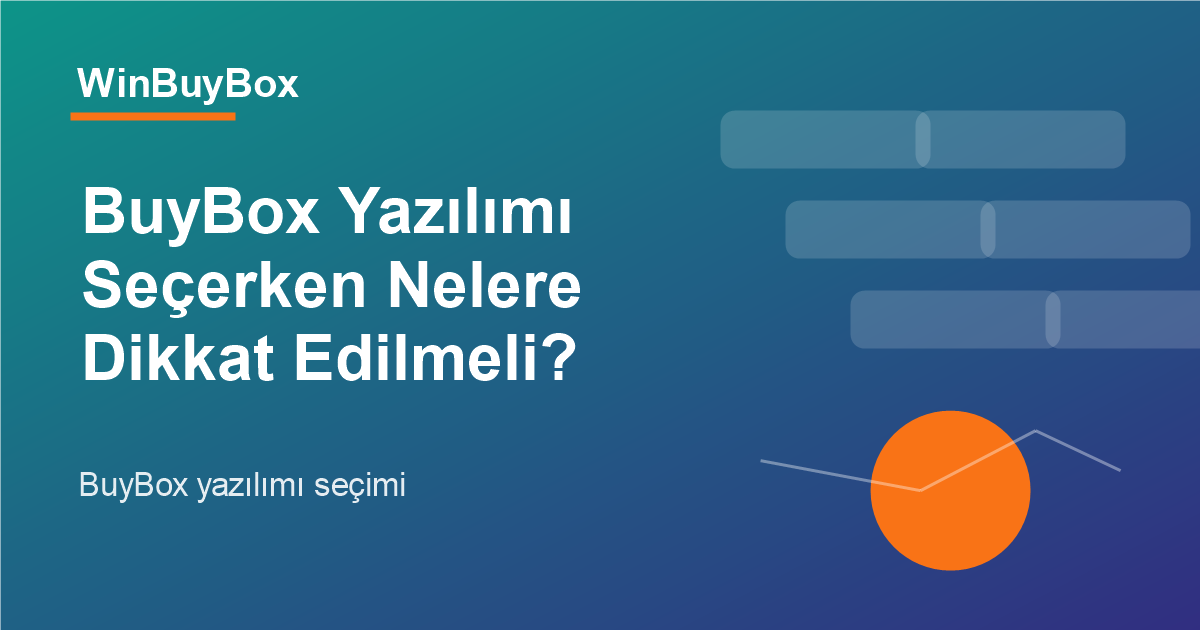 BuyBox yazılımı seçimi